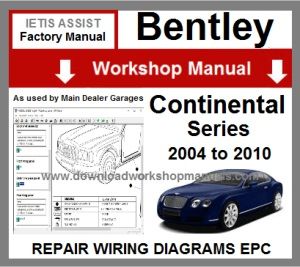 Bentley Continental Service Repair Workshop Manual Download